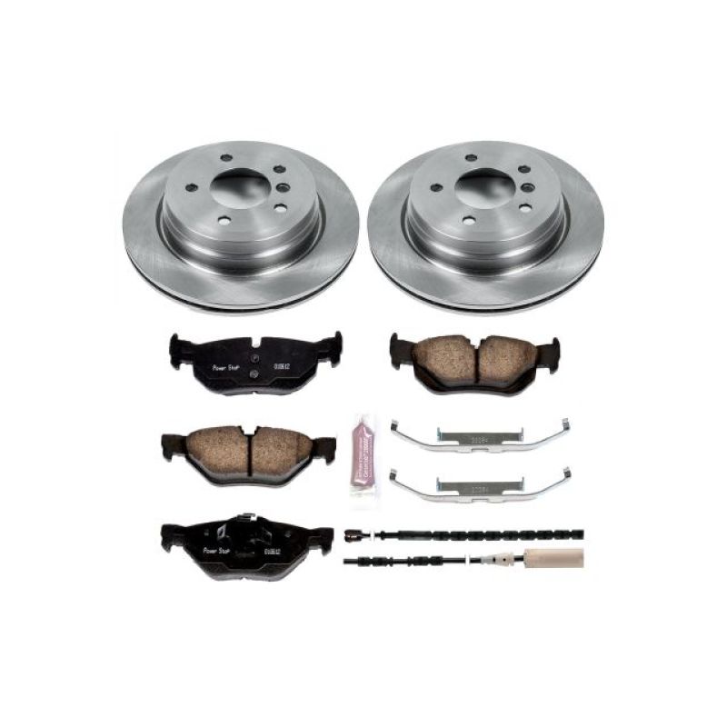 BMW 3 Series Brake Kit - Rear - PowerStop - Z17 Evolution Plus Ceramic Pads + Autospecialty Rotors - `11-`13