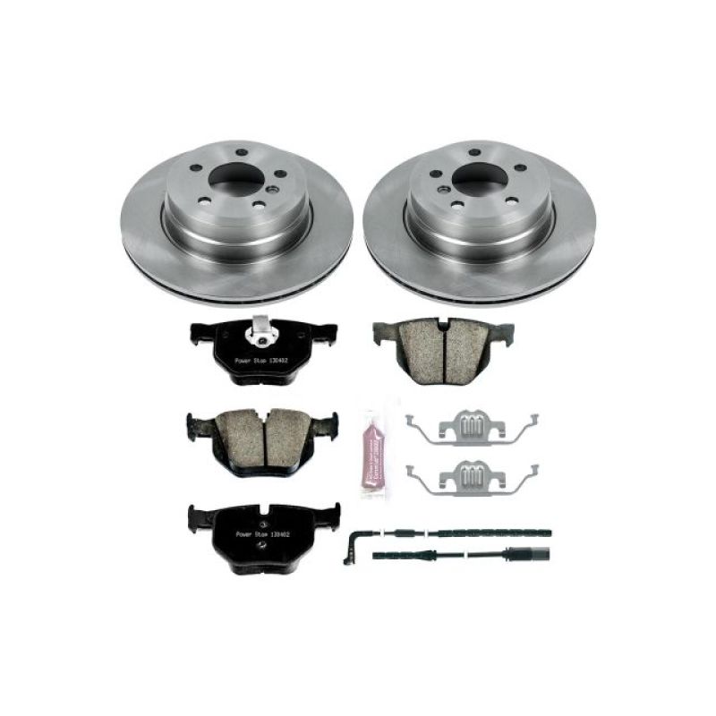 BMW X6 Brake Kit - Rear - PowerStop - Autospecialty Rotors + Z17 Evolution Plus Ceramic Pads - `09-`10 BMW X6 Brake Kit - Rear - PowerStop - Autospecialty Rotors + Z17 Evolution Plus Ceramic Pads - `09-`10
