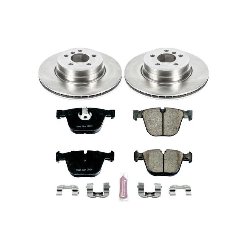 BMW X5 Brake Kit - Rear - PowerStop - Autospecialty Rotors + Z17 Evolution Plus Ceramic Pads - `07-`10 BMW X5 Brake Kit - Rear - PowerStop - Autospecialty Rotors + Z17 Evolution Plus Ceramic Pads - `07-`10