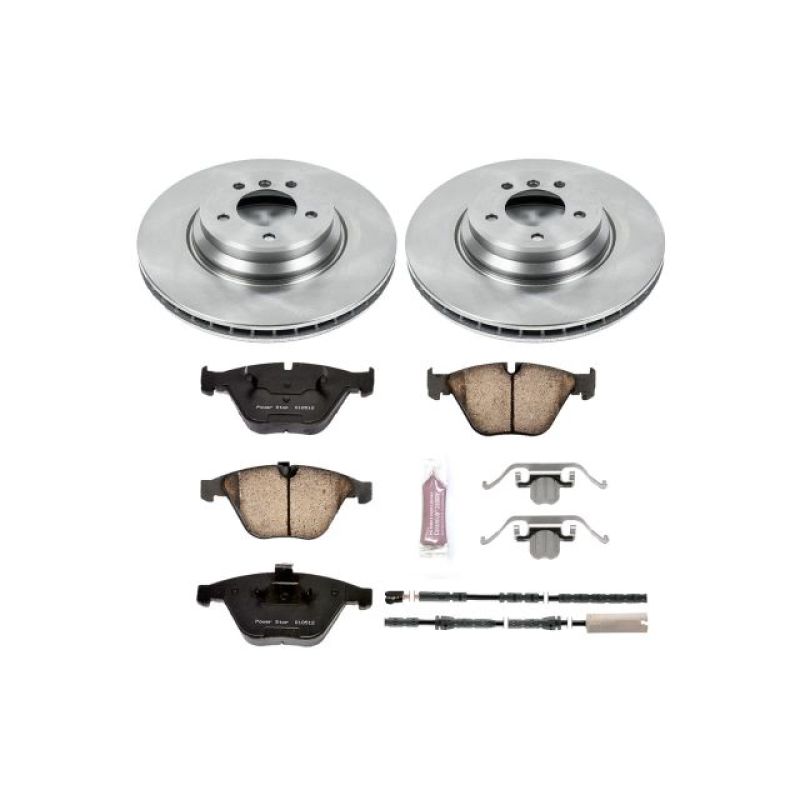 BMW X1 Brake Kit - Front - PowerStop - Autospecialty Rotors + Z17 Evolution Plus Ceramic Pads - `13-`15 BMW X1 Brake Kit - Front - PowerStop - Autospecialty Rotors + Z17 Evolution Plus Ceramic Pads - `13-`15