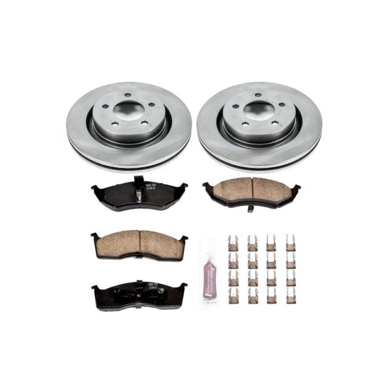 Chrysler Concorde Brake Kit - Front - PowerStop - Z17 Stock Replacement Brake Kit - `00-`04