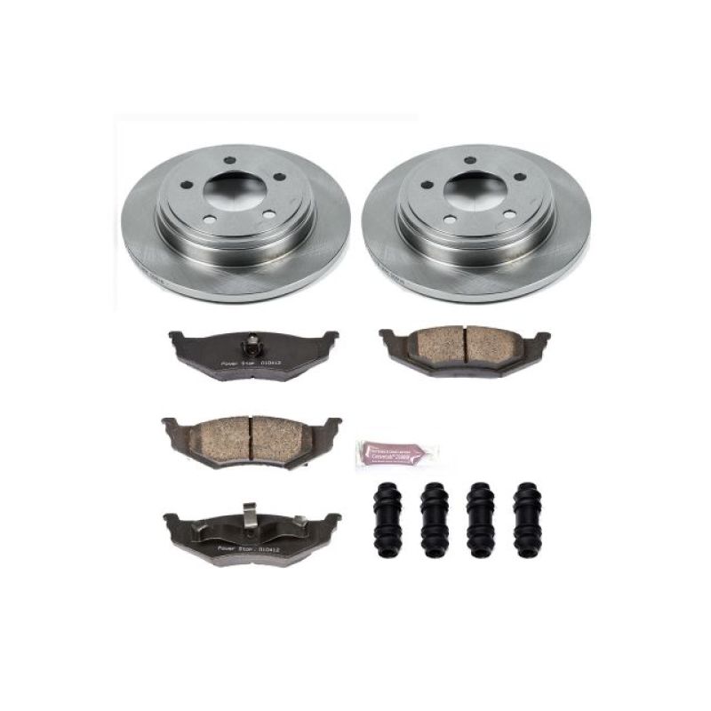 Dodge Intrepid Brake Kit - Rear - PowerStop - Autospecialty Rotors + Z17 Evolution Plus Ceramic Pads - `95-`04 Dodge Intrepid Brake Kit - Rear - PowerStop - Autospecialty Rotors + Z17 Evolution Plus Ceramic Pads - `95-`04