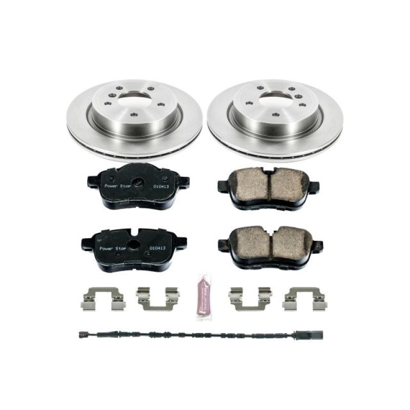 BMW Z4 Brake Kit - Rear - PowerStop - Autospecialty Rotors + Z17 Evolution Plus Ceramic Pads - `11-`16 BMW Z4 Brake Kit - Rear - PowerStop - Autospecialty Rotors + Z17 Evolution Plus Ceramic Pads - `11-`16
