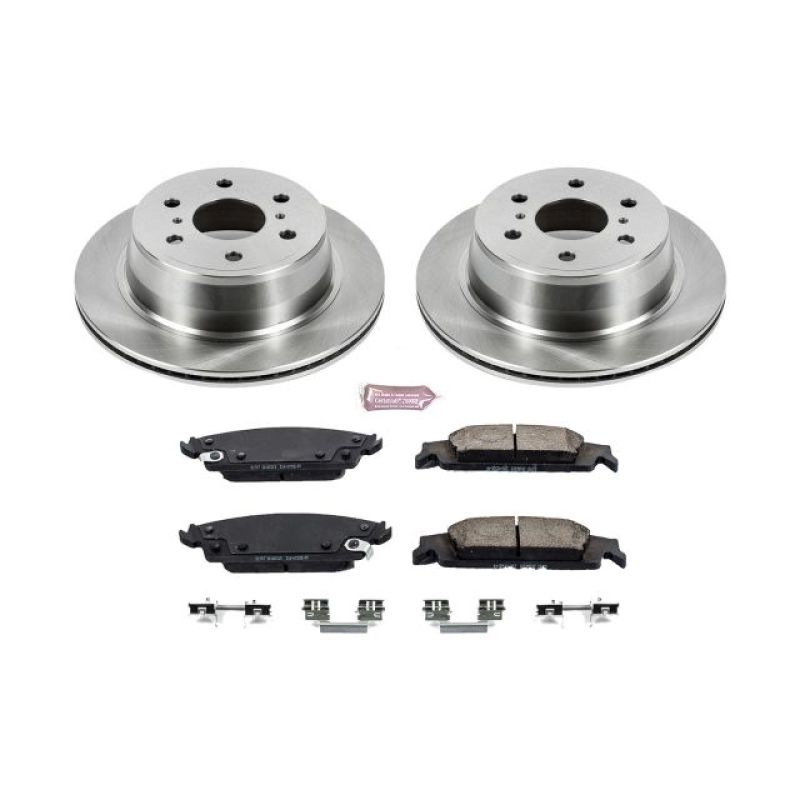 Cadillac Escalade Brake Kit - Rear - PowerStop - Autospecialty Rotors + Z17 Evolution Plus Ceramic Pads - `15-`19 Cadillac Escalade Brake Kit - Rear - PowerStop - Autospecialty Rotors + Z17 Evolution Plus Ceramic Pads - `15-`19