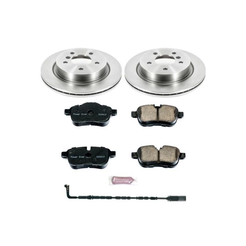 BMW Z4 Brake Kit - Rear - PowerStop - Z17 Stock Replacement Rotors + Z17 Evolution Plus Ceramic Pads - `09-`10 BMW Z4 Brake Kit - Rear - PowerStop - Z17 Stock Replacement Rotors + Z17 Evolution Plus Ceramic Pads - `09-`10