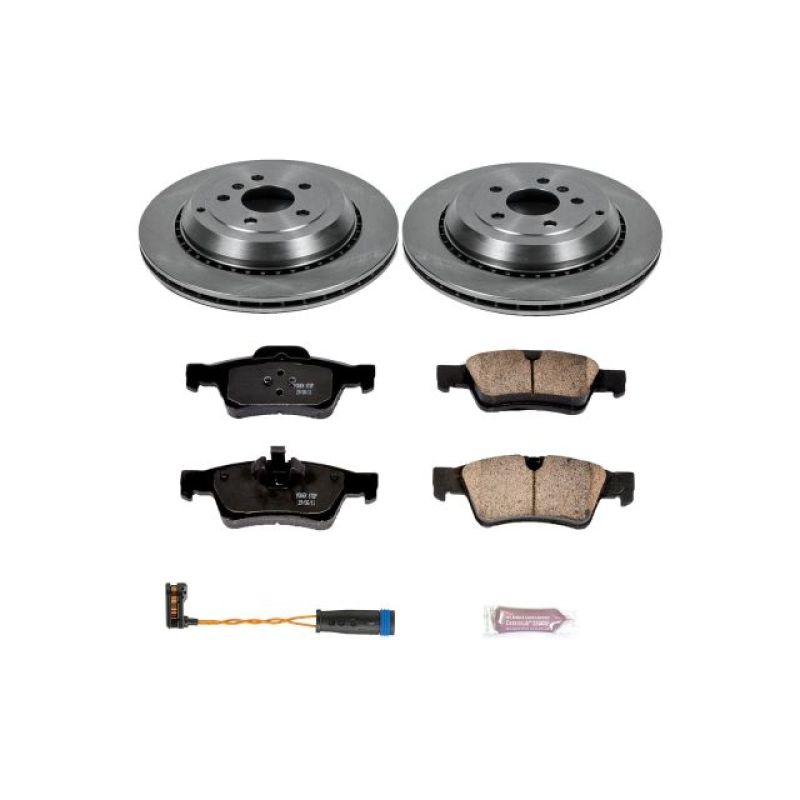 Mercedes-Benz G55 AMG Brake Kit - Rear - PowerStop - Z17 Evolution Plus Ceramic Pads + Autospecialty Rotors - `05-`06 Mercedes-Benz G55 AMG Brake Kit - Rear - PowerStop - Z17 Evolution Plus Ceramic Pads + Autospecialty Rotors - `05-`06
