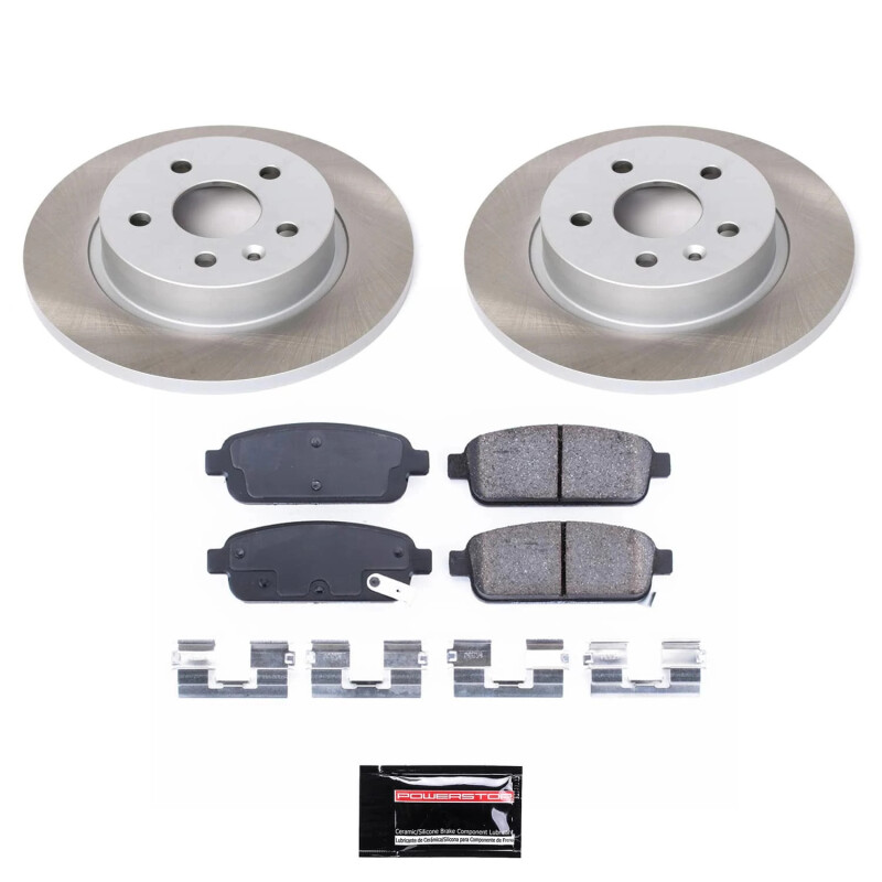 Lexus RX300 Brake Kit - Front + Rear - PowerStop - Autospecialty Rotors + Z17 Evolution Plus Ceramic Pads - `02-`03