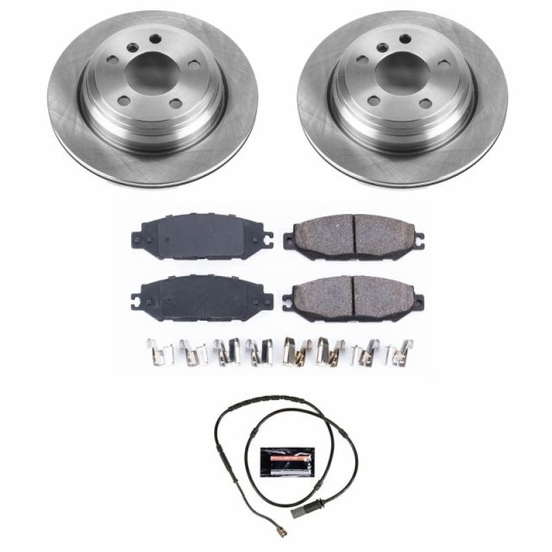 BMW 3 Series Brake Kit - Rear - PowerStop - Z17 Evolution Plus Ceramic Pads + Autospecialty Rotors - `13-`18
