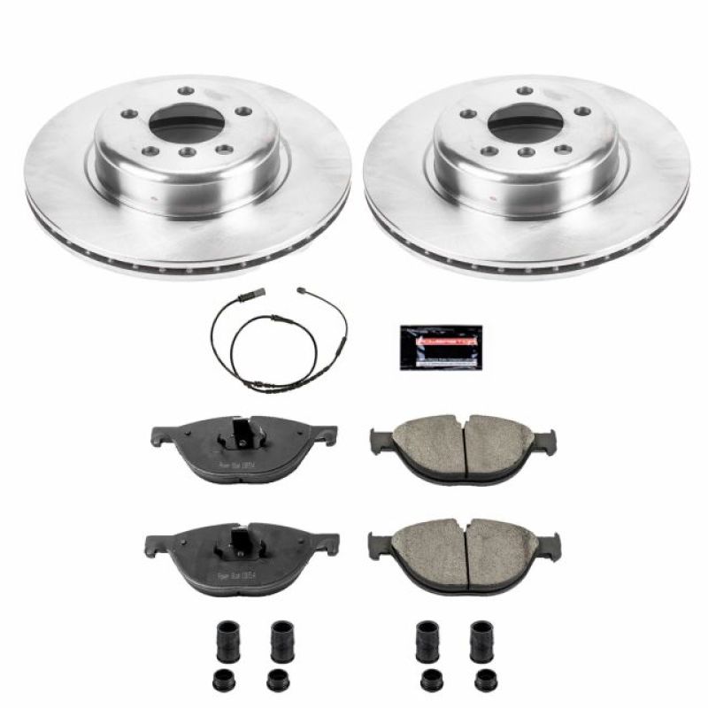 BMW 528 Brake Kit - Front - PowerStop - Autospecialty Rotors + Z17 Evolution Plus Ceramic Pads - `12-`13 BMW 528 Brake Kit - Front - PowerStop - Autospecialty Rotors + Z17 Evolution Plus Ceramic Pads - `12-`13