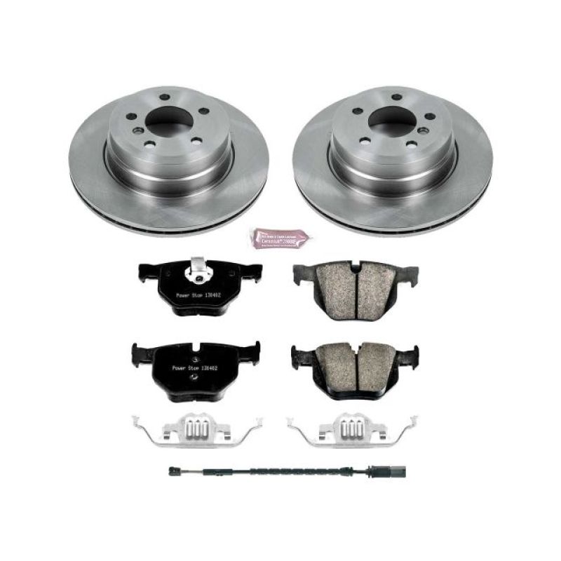 BMW X6 Brake Kit - Rear - PowerStop - Autospecialty Brake Rotors + Z17 Evolution Plus Ceramic Pads - `11-`19 BMW X6 Brake Kit - Rear - PowerStop - Autospecialty Brake Rotors + Z17 Evolution Plus Ceramic Pads - `11-`19