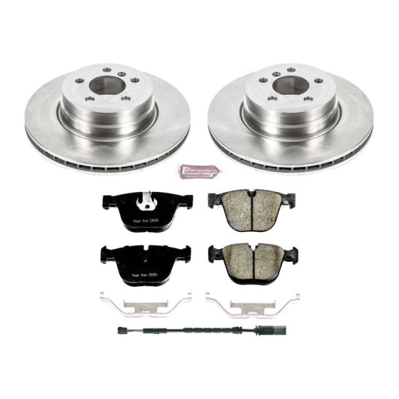 BMW X6 Brake Kit - Rear - PowerStop - Autospecialty Rotors + Z17 Evolution Plus Ceramic Pads - `11-`18 BMW X6 Brake Kit - Rear - PowerStop - Autospecialty Rotors + Z17 Evolution Plus Ceramic Pads - `11-`18