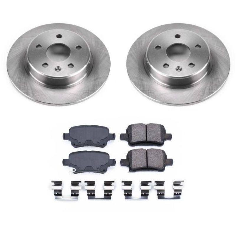 Chevrolet Bolt EV Brake Kit - Rear - PowerStop - Z17 Stock Replacement Rotors + Z17 Evolution Plus Ceramic Pads - `17-`18