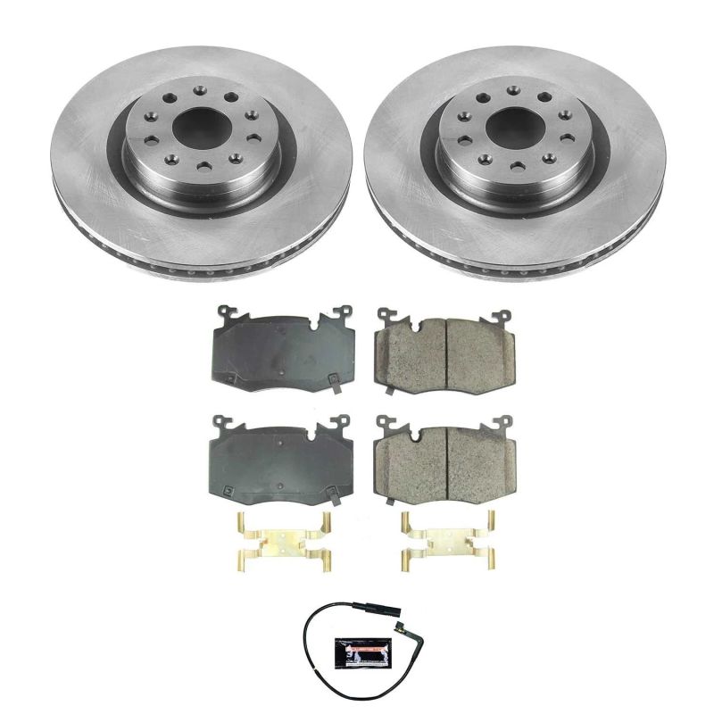 Cadillac CT6 Brake Kit - Front - PowerStop - Z17 Stock Replacement Rotors + Z17 Evolution Plus Ceramic Pads - 2019