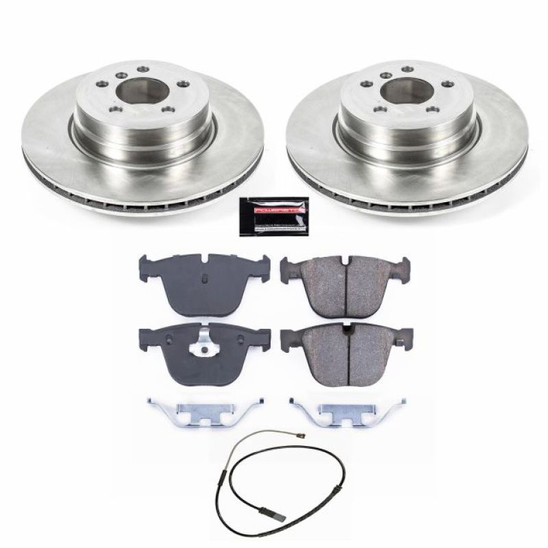 BMW X6 Brake Kit - Rear - PowerStop - Autospecialty Rotors + Z17 Evolution Plus Ceramic Pads - 2019 BMW X6 Brake Kit - Rear - PowerStop - Autospecialty Rotors + Z17 Evolution Plus Ceramic Pads - 2019
