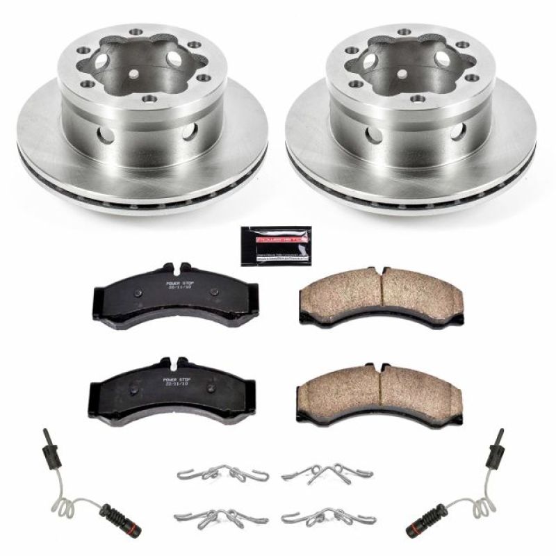Dodge Sprinter 3500 Brake Kit - Rear - PowerStop - Z17 Evolution Plus Ceramic Pads + Autospecialty Rotors - `03-`06