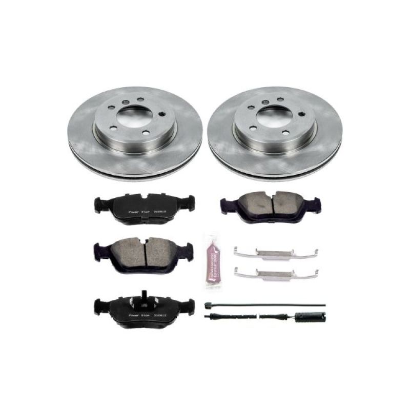 BMW Z3 Brake Kit - Front - PowerStop - Autospecialty Rotors + Z17 Evolution Plus Ceramic Pads - `01-`02 BMW Z3 Brake Kit - Front - PowerStop - Autospecialty Rotors + Z17 Evolution Plus Ceramic Pads - `01-`02