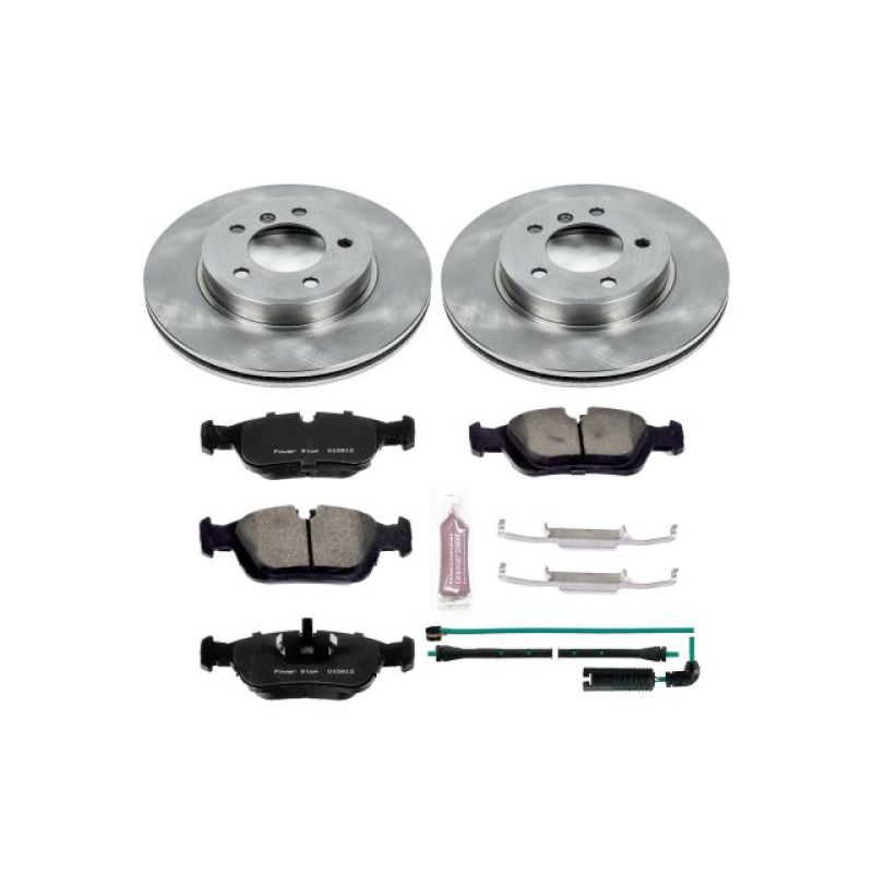 BMW 3 Series Brake Kit - Front - PowerStop - Autospecialty Rotors + Z17 Evolution Plus Ceramic Pads - `01-`05 BMW 3 Series Brake Kit - Front - PowerStop - Autospecialty Rotors + Z17 Evolution Plus Ceramic Pads - `01-`05