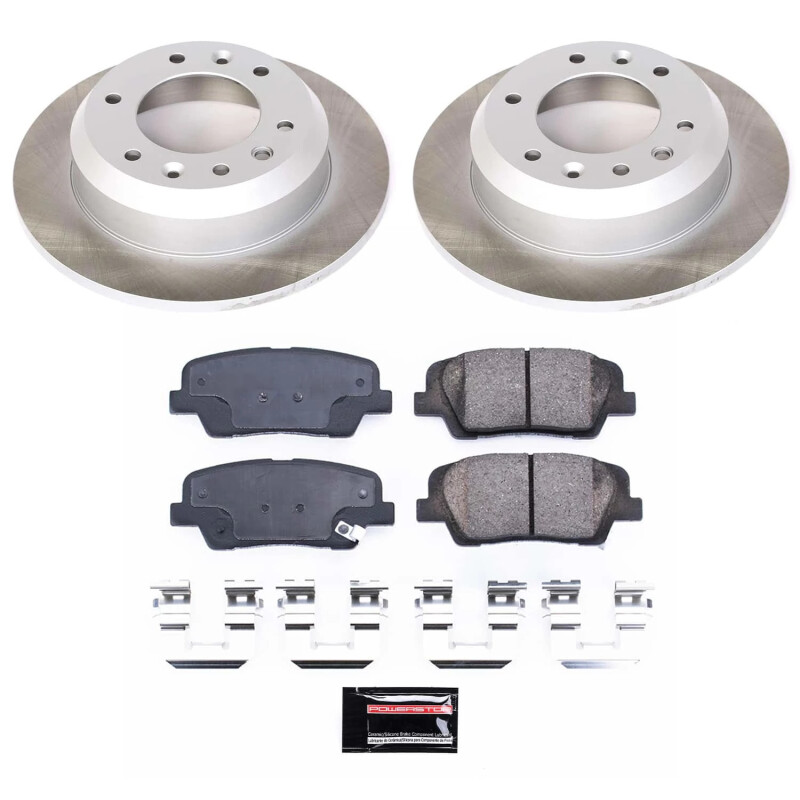 BMW 325xi Brake Kit - Front + Rear - PowerStop - Autospecialty Brake Kit + Z17 Evolution Plus Ceramic Pads - `01-`05