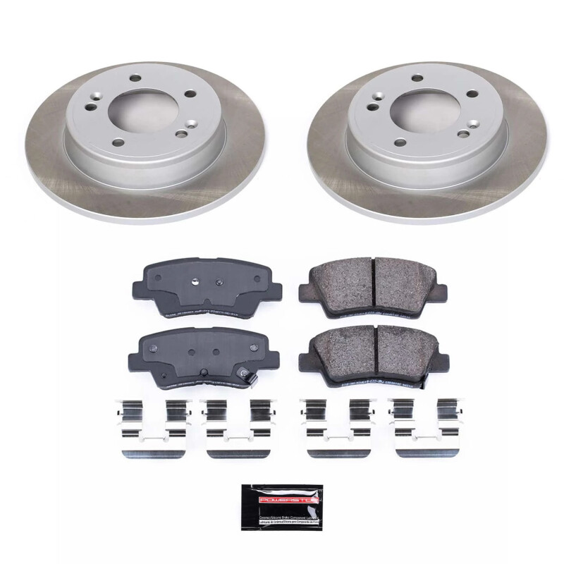 Volkswagen Jetta Brake Kit - Front + Rear - PowerStop - Autospecialty Rotors + Z17 Evolution Plus Pads - `04-`05 Volkswagen Jetta Brake Kit - Front + Rear - PowerStop - Autospecialty Rotors + Z17 Evolution Plus Pads - `04-`05