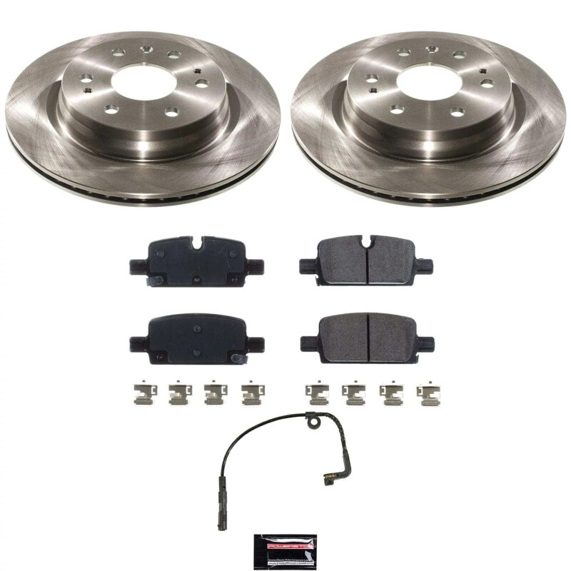 Chevrolet Colorado Brake Kit - Rear - PowerStop - Z17 Evolution Plus Ceramic Pads + Autospecialty Rotors - 2023+