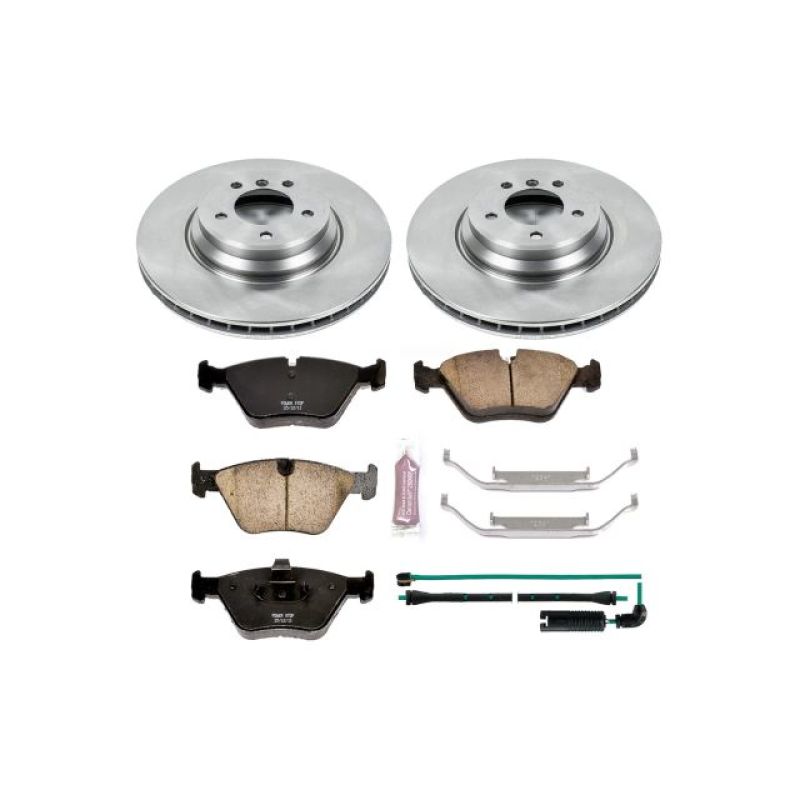 BMW 3 Series Brake Kit - Front - PowerStop - Z17 Evolution Plus Ceramic Pads + Autospecialty Rotors - `01-`06