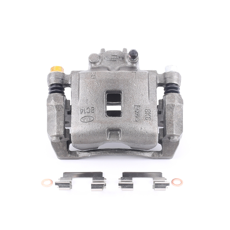 Kia Rio Brake Caliper - Front Left - PowerStop - Autospecialty Caliper w/Bracket - `03-`05