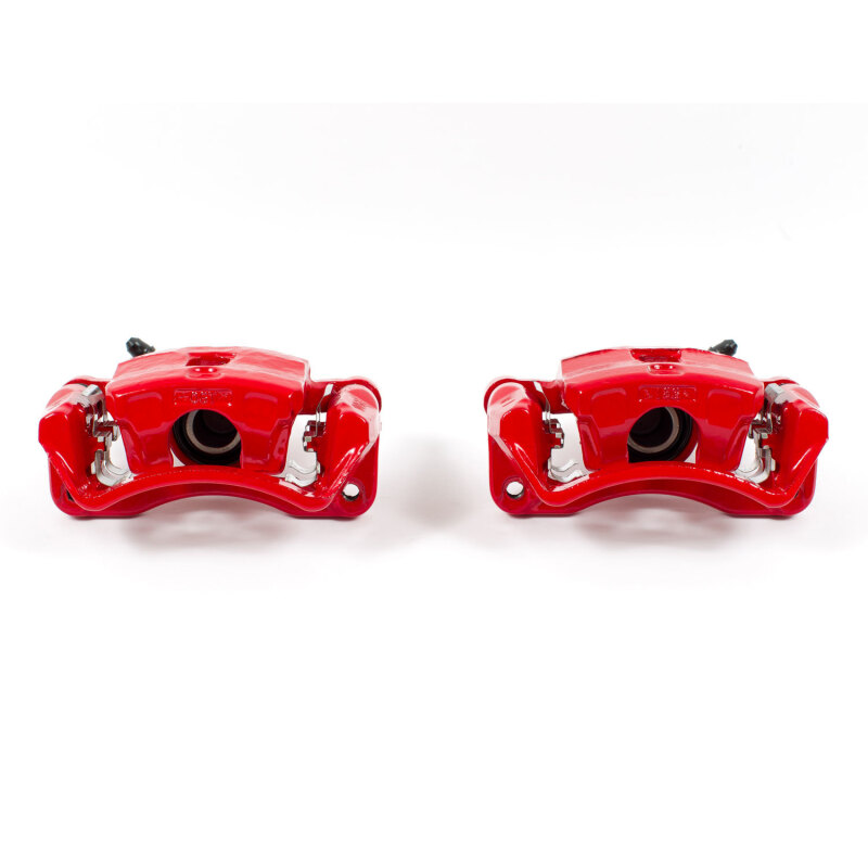 Mitsubishi Eclipse Brake Calipers (2) - Rear - PowerStop - Floating with Bracket - Red - `95-`05