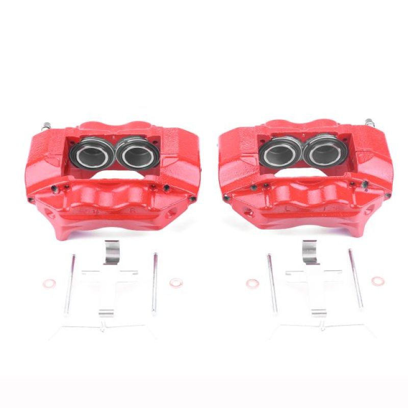 Toyota 4Runner Brake Calipers - Front - PowerStop - Red Powder Coated - Red - `96-`02 Toyota 4Runner Brake Calipers - Front - PowerStop - Red Powder Coated - Red - `96-`02