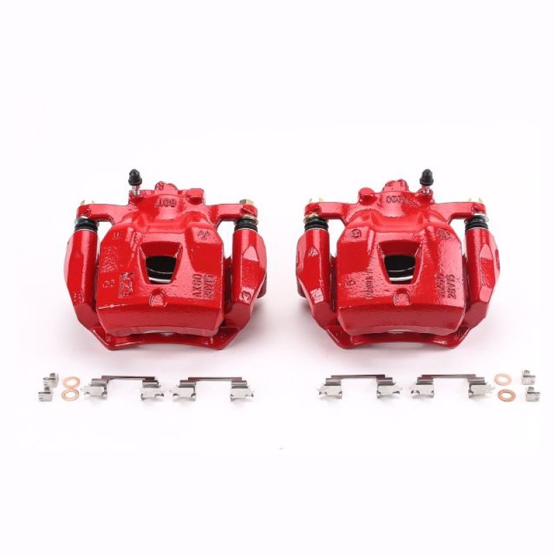 Lexus ES300 Brake Calipers - Front - PowerStop - Powder Coated - Red - `97-`01 Lexus ES300 Brake Calipers - Front - PowerStop - Powder Coated - Red - `97-`01