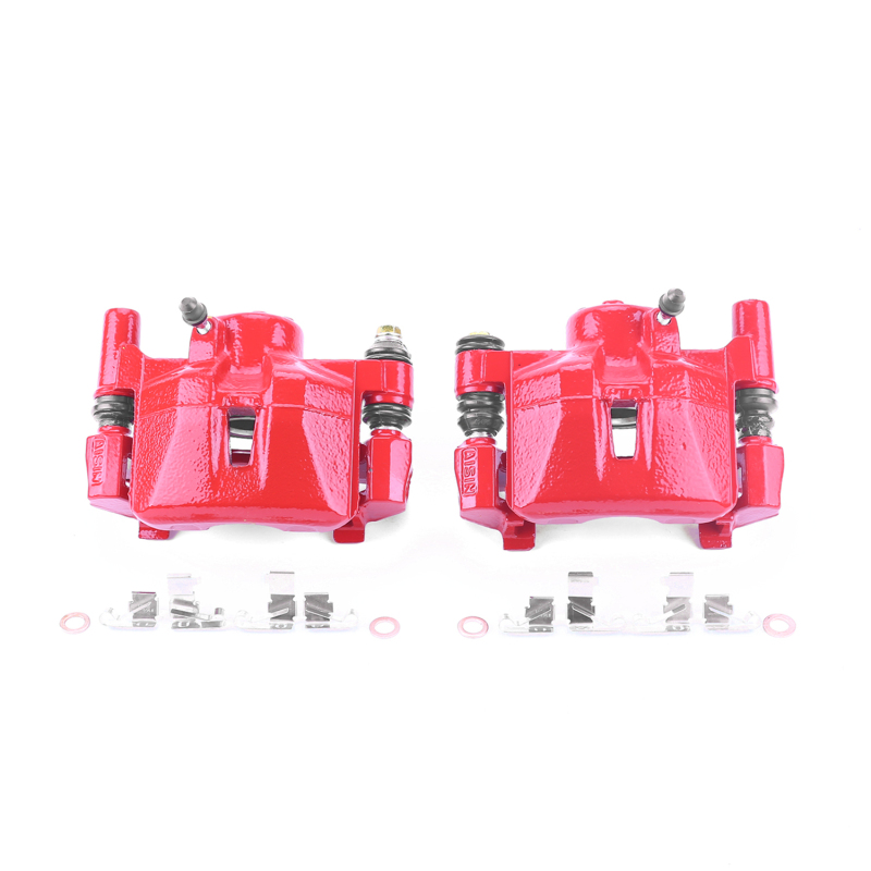 Lexus RX300 Brake Calipers - Rear - PowerStop - Powder Coated - Red - `99-`03