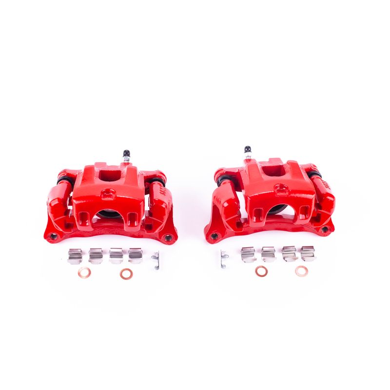 Toyota Avalon Brake Calipers - Rear - PowerStop - Powder Coated - Red - `00-`04