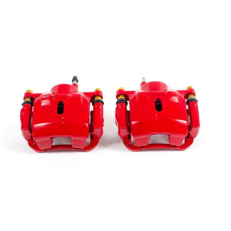 Toyota Echo Brake Calipers - Front - PowerStop - Powder Coated - Red - `01-`05