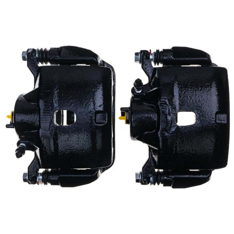 Honda CR-V Brake Calipers - Front - PowerStop - Powder Coated - Black - `02-`04