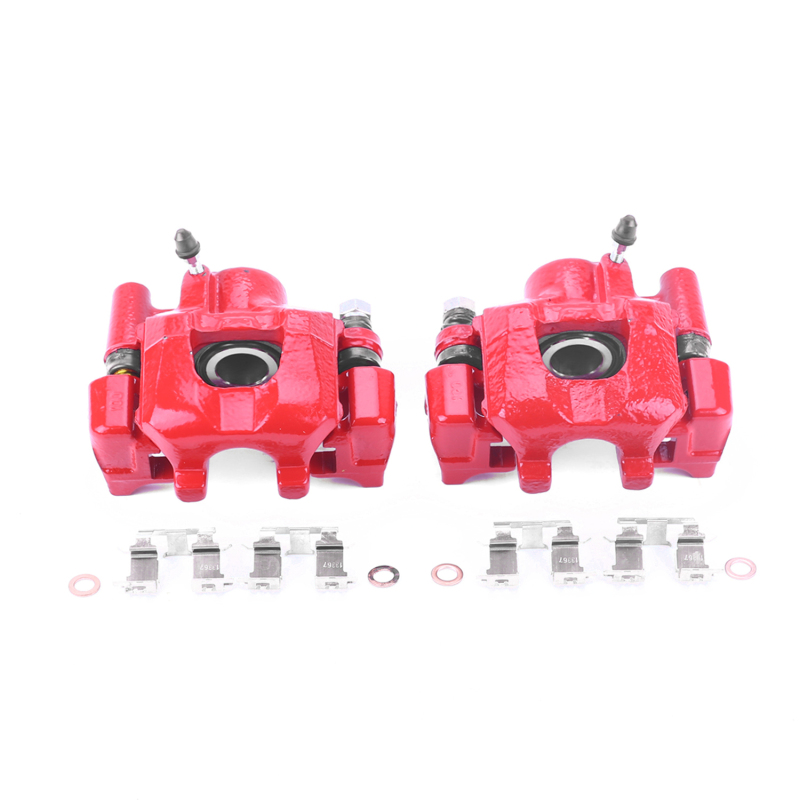 Lexus ES300 Brake Calipers (2) - Rear - PowerStop - Powder Coated - Red - `02-`03