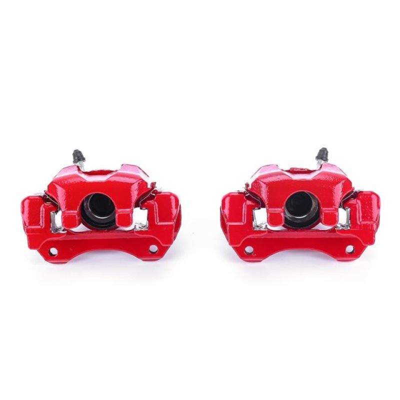 Toyota Highlander Brake Calipers - Rear - PowerStop - Powder Coated - Red - `01-`03