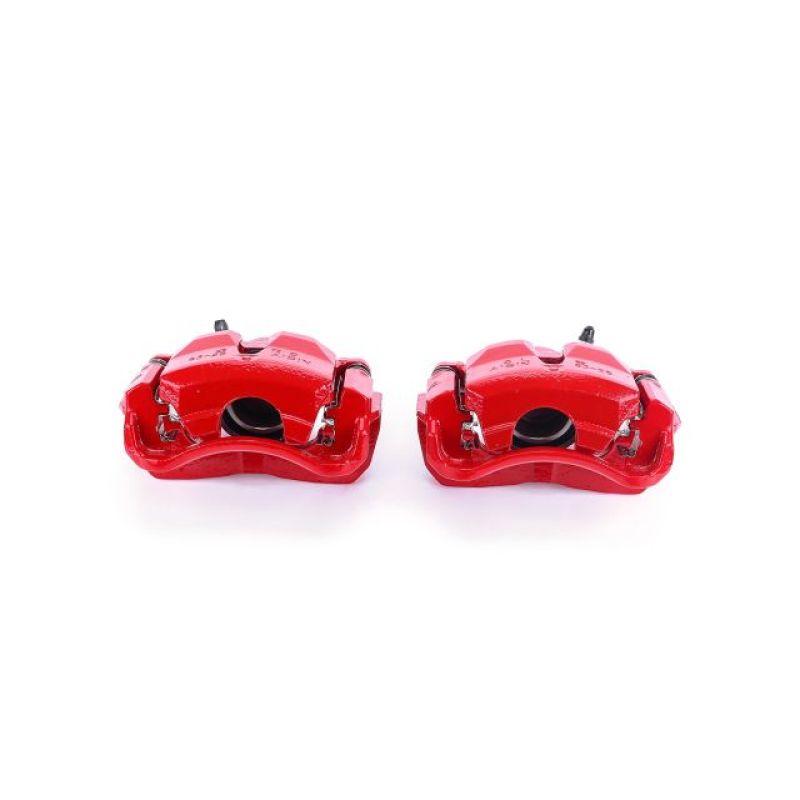 Toyota Camry Brake Calipers - Front - PowerStop - Powder Coated - Red - `02-`06