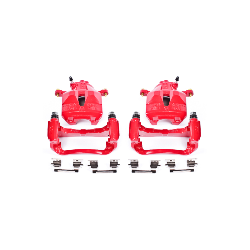 Toyota Avalon Brake Calipers - Front - PowerStop - Powder Coated - Red - `05-`07