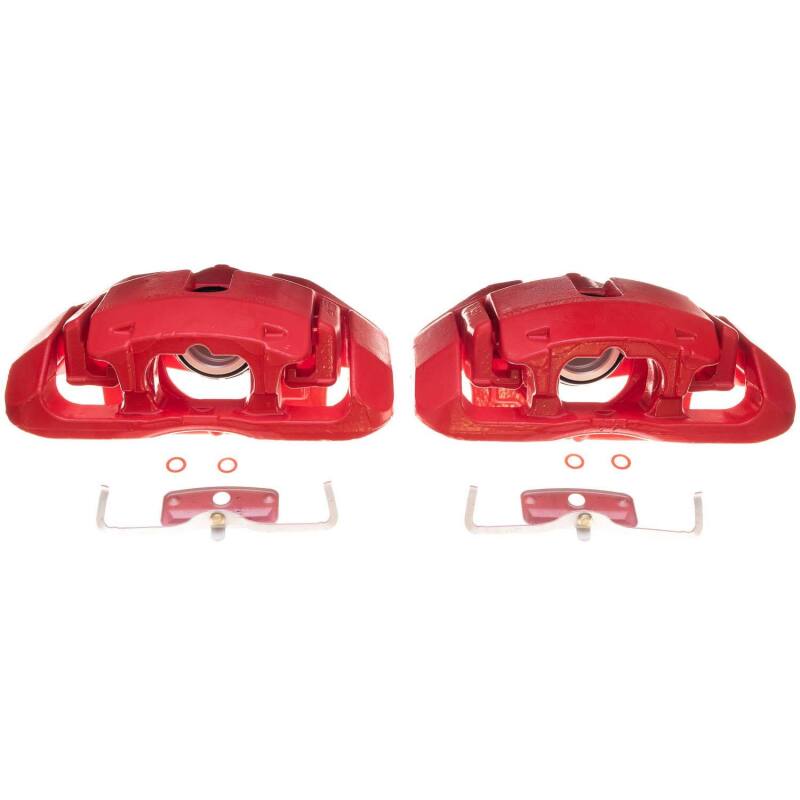 BMW 7 Series Brake Calipers - Front - PowerStop - Performance Brake Caliper - Red - `02-`05 BMW 7 Series Brake Calipers - Front - PowerStop - Performance Brake Caliper - Red - `02-`05
