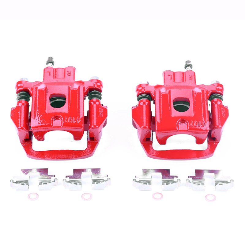 Lexus RX330 Brake Calipers - Rear - PowerStop - Powder Coated - Red - `04-`06