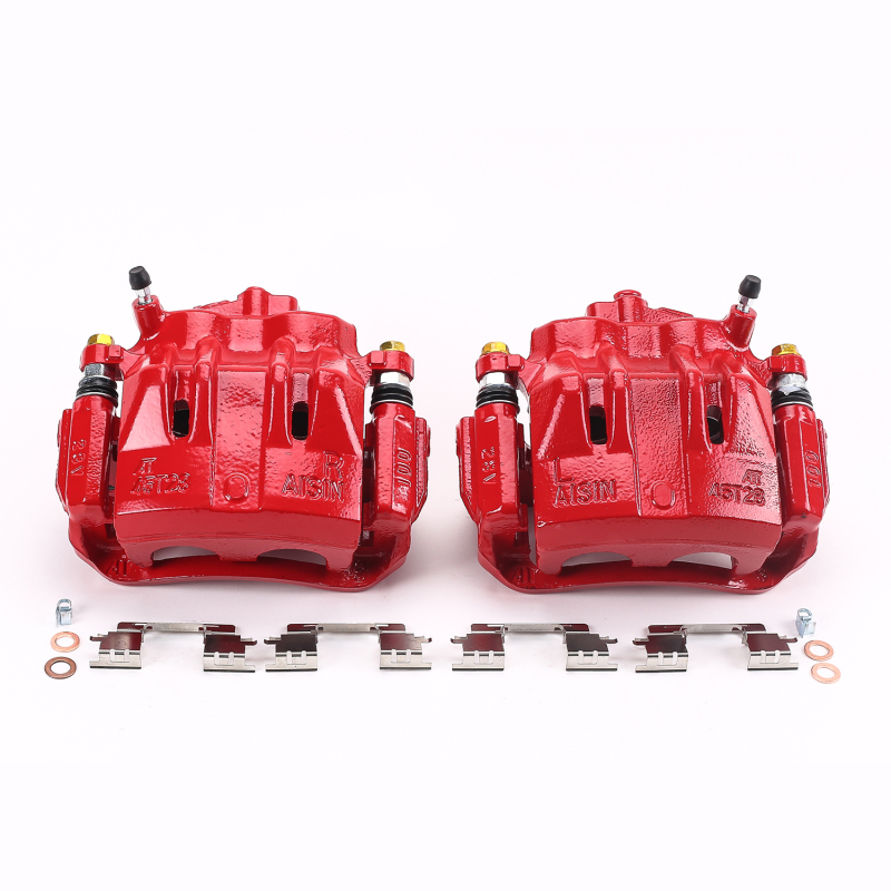 Lexus ES300 Brake Calipers - Front - PowerStop - Powder Coated - Red - `02-`03