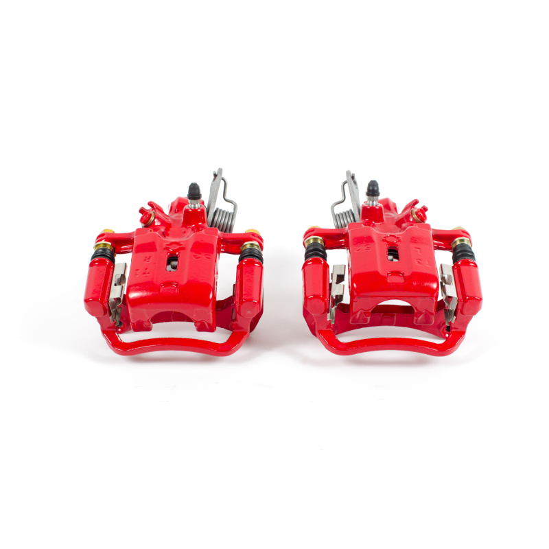 Infiniti I30 Brake Calipers - Rear - PowerStop - Powder Coated - Red - 2001