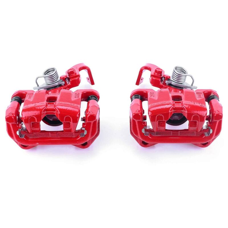 Mazda 6 Brake Calipers - Rear - PowerStop - Powder Coated - Red - `03-`05