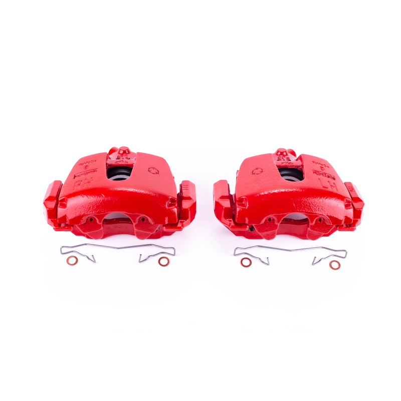 Ford Escape Brake Calipers - Front - PowerStop - Powder Coated - Red - `14-`17