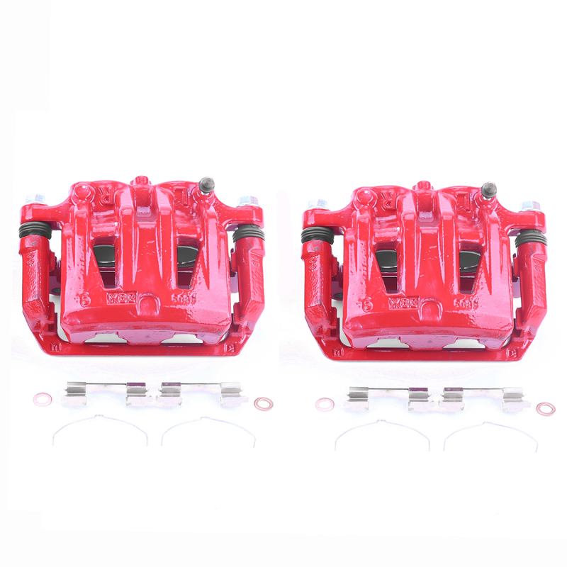 Nissan Quest Brake Calipers - Front - PowerStop - Powder Coated - Red - `04-`09
