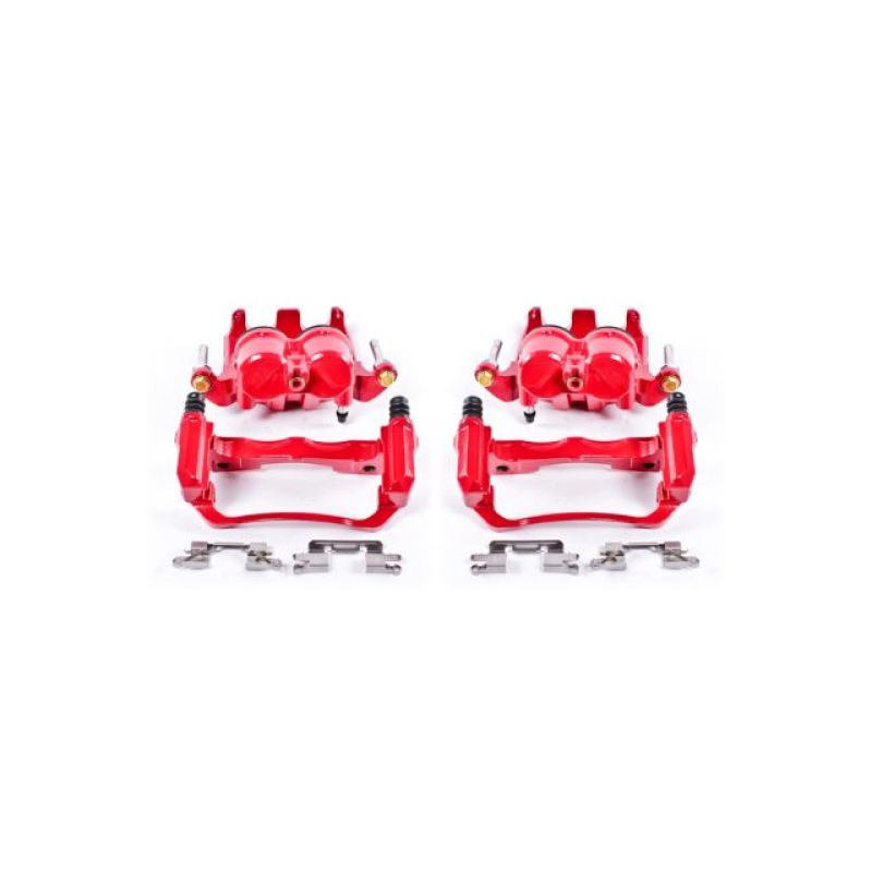Nissan Frontier Brake Calipers - Front - PowerStop - Powder Coated - Red - `05-`18 Nissan Frontier Brake Calipers - Front - PowerStop - Powder Coated - Red - `05-`18