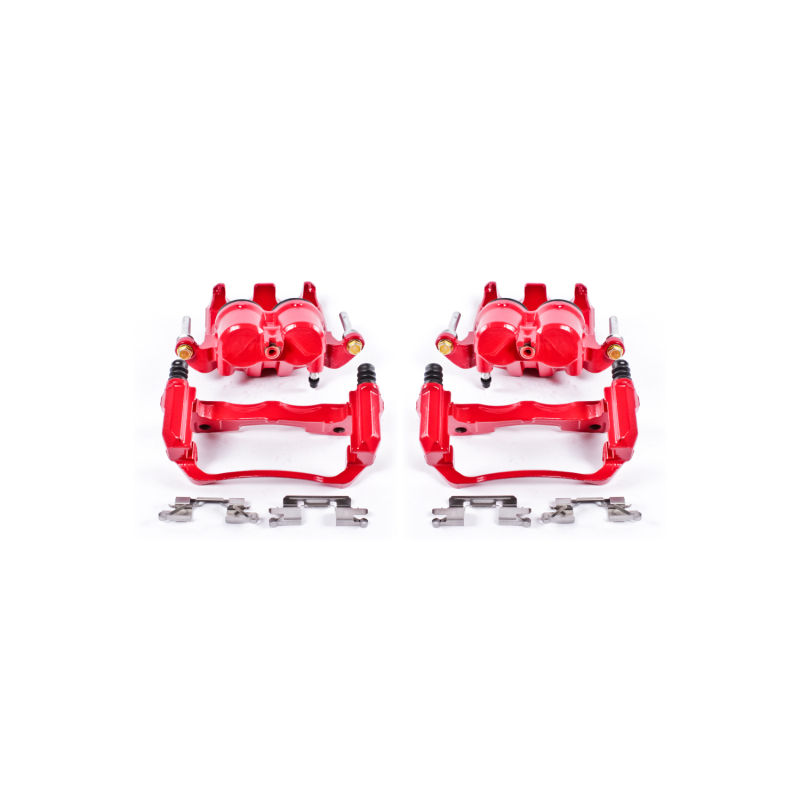 Nissan Frontier Brake Calipers - Front - PowerStop - Powder Coated - Red - `05-`18