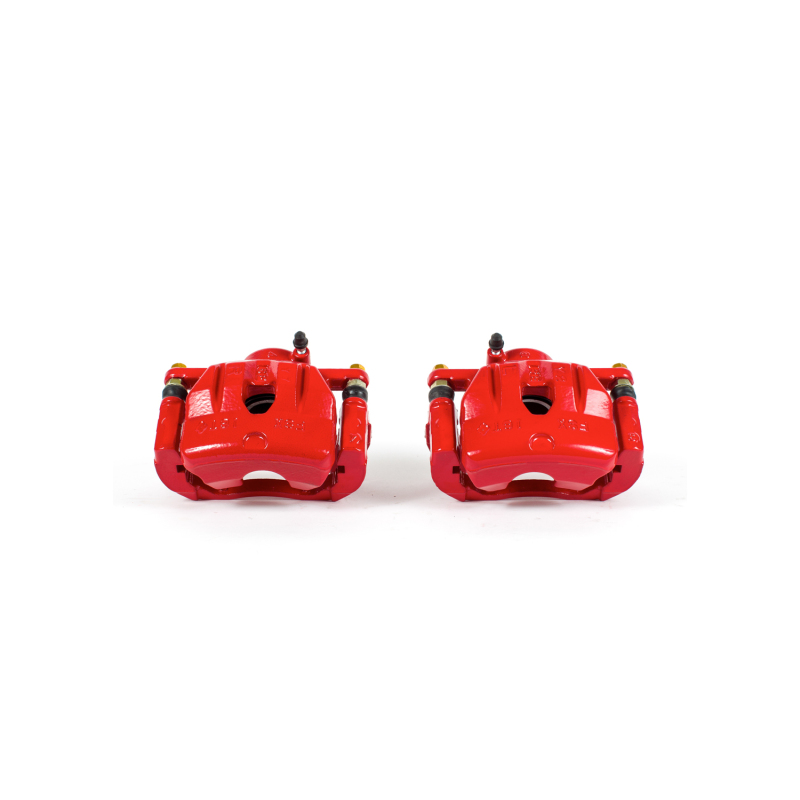 Mazda RX-8 Brake Calipers - Front - PowerStop - Powder Coated - Red - `04-`11