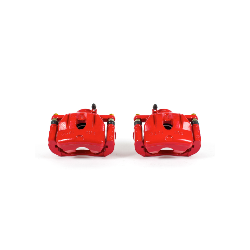 Mazda RX-8 Brake Calipers - Front - PowerStop - Powder Coated - Red - `04-`11