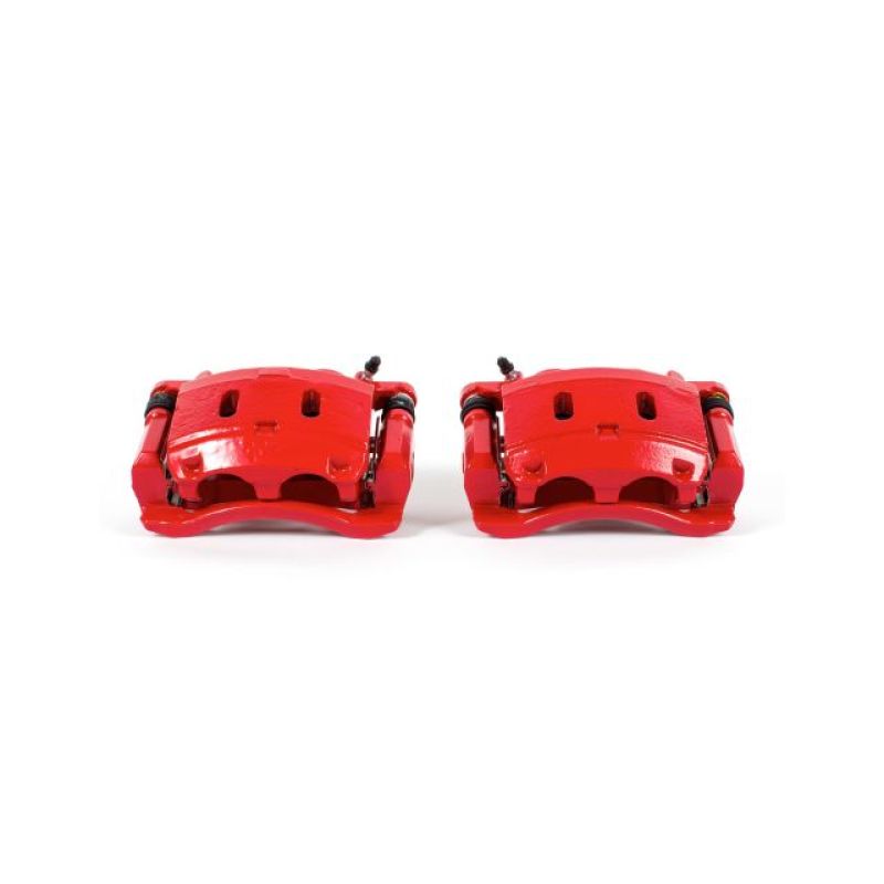 Infiniti QX56 Brake Calipers (2) - Front - PowerStop - Powder Coated - Red - `06-`13