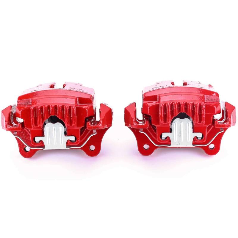 BMW Z4 Brake Calipers - Front - PowerStop - Floating Caliper with Bracket - Red - `09-`16